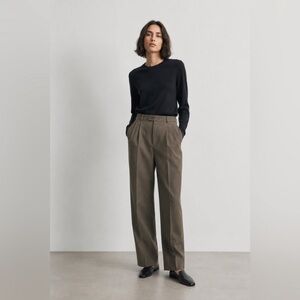 TOMMY HILFIGER Vintage - Pleated Tweed Trousers | Preppy Tailored Pants